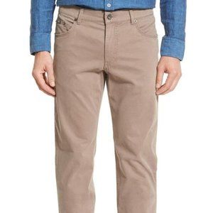 BRAX Men's 40x36 STONE Cooper Stretch Pima Cotton Pants $225